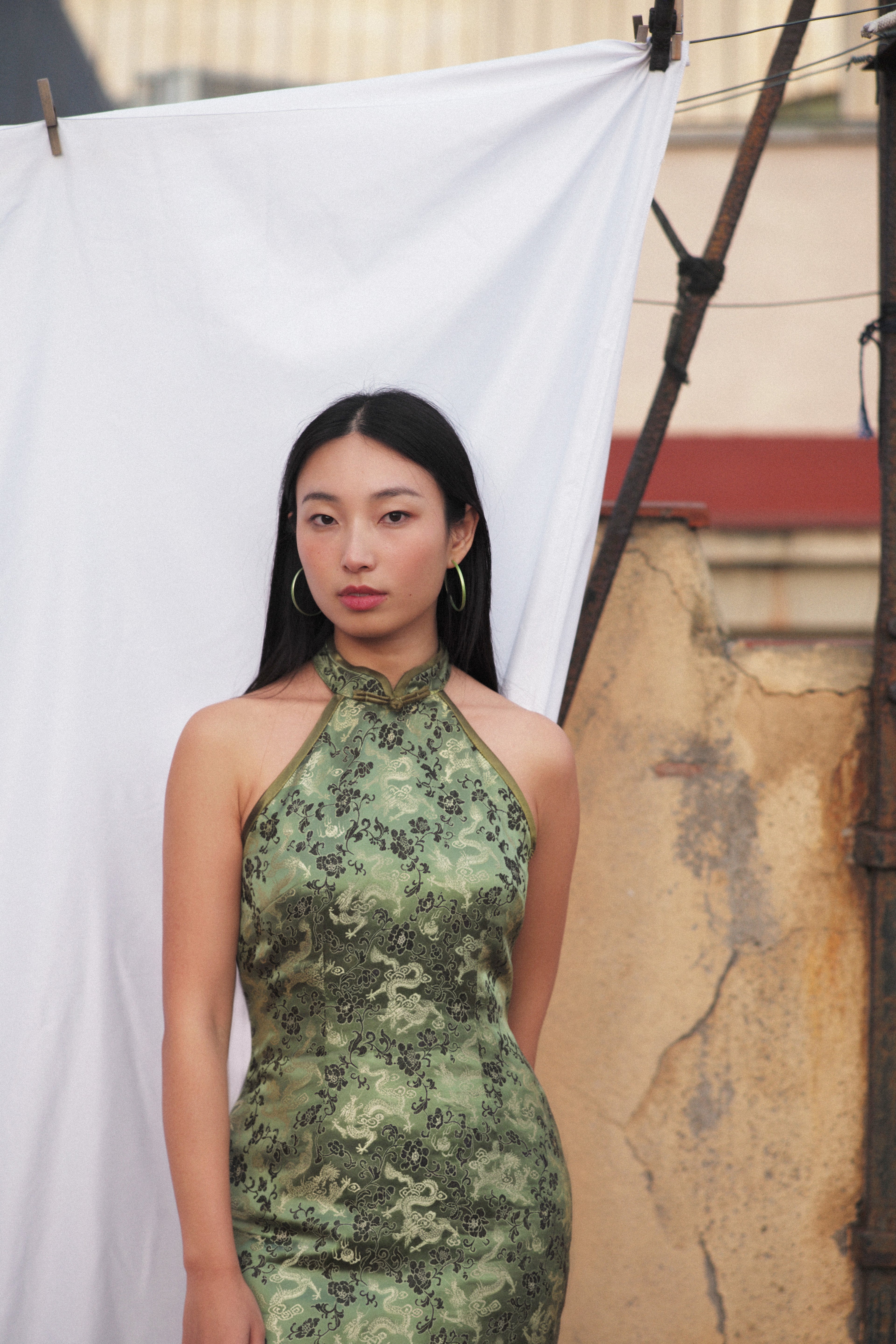 Verdant Dragon Qipao