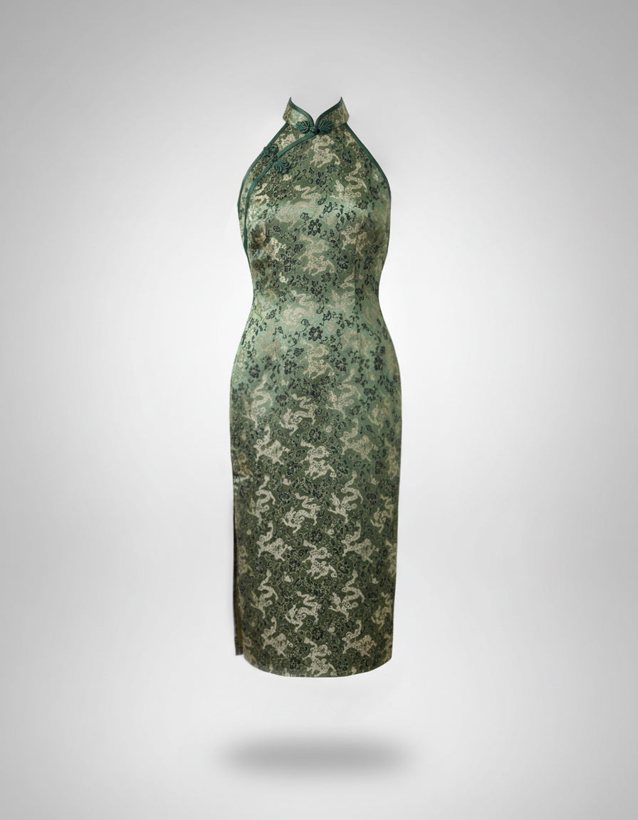 Dragon verdoyant Qipao